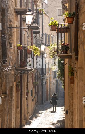 Gangi, Palermo, Sicilia, Italia Foto Stock