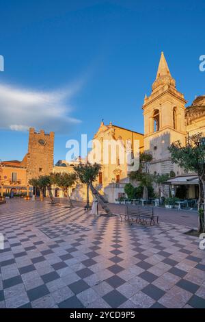 Chiesa di San Giuseppe, Piazza IX aprile, Taormina, Messina, Sicilia, Italia Foto Stock