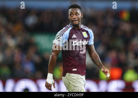 Birmingham, Regno Unito. 22 ottobre 2024. Jhon Durán di Aston Villa durante la UEFA Champions League, fase di League Aston Villa vs Bologna a Villa Park, Birmingham, Regno Unito, 22 ottobre 2024 (foto di Gareth Evans/News Images) a Birmingham, Regno Unito il 10/22/2024. (Foto di Gareth Evans/News Images/Sipa USA) credito: SIPA USA/Alamy Live News Foto Stock