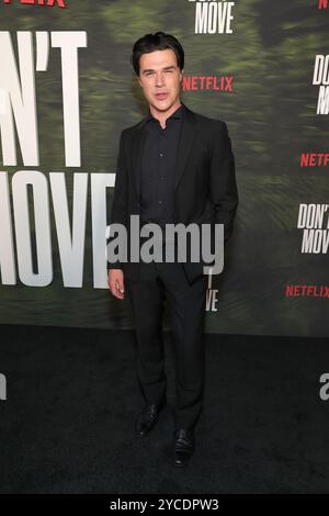 Los Angeles, California, 22 ottobre 2024. Finn Wittrock alla proiezione speciale di Netflix LA di Don't Move al Netflix Tudum Theater di Los Angeles, California, il 22 ottobre 2024. Crediti: Faye Sadou/Media Punch/Alamy Live News Foto Stock