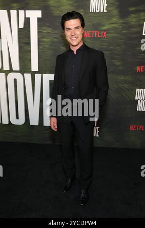 Los Angeles, California, 22 ottobre 2024. Finn Wittrock alla proiezione speciale di Netflix LA di Don't Move al Netflix Tudum Theater di Los Angeles, California, il 22 ottobre 2024. Crediti: Faye Sadou/Media Punch/Alamy Live News Foto Stock