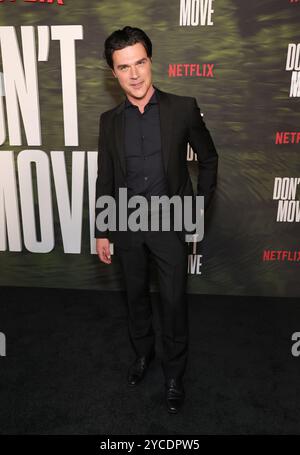 Los Angeles, California, 22 ottobre 2024. Finn Wittrock alla proiezione speciale di Netflix LA di Don't Move al Netflix Tudum Theater di Los Angeles, California, il 22 ottobre 2024. Crediti: Faye Sadou/Media Punch/Alamy Live News Foto Stock