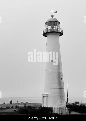 Biloxi Lighthouse, Biloxi, Mississippi, Stati Uniti Foto Stock