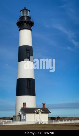 Faro di Bodie Island, Nags Head, North Carolina Outer Banks, Stati Uniti Foto Stock