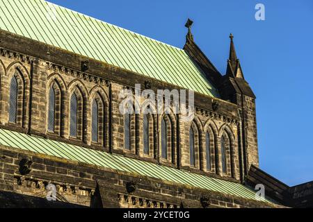 Vista esterna della Cattedrale di Glasgow. Scozia, Regno Unito. La cattedrale di Glasgow è la cattedrale più antica della Scozia continentale Foto Stock