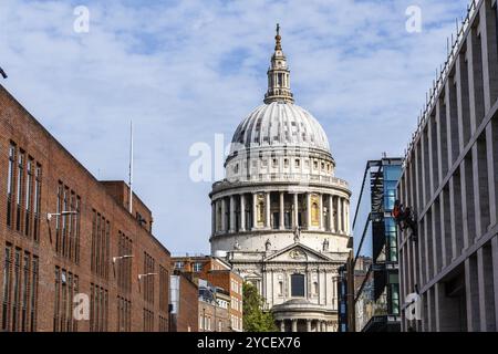 Londra, Regno Unito, 25 agosto 2023: Cattedrale di Saint Paul. Vista esterna Foto Stock