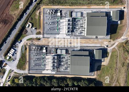 Stazione di conversione Dogger Bank Wind Farm, stazione di Creyke Beck, Beverley East Yorkshire Foto Stock