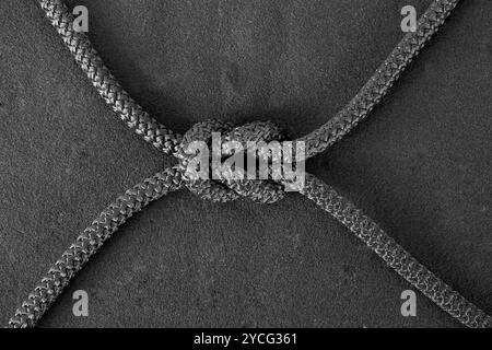 Nodo sul cavo Foto Stock