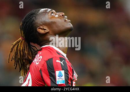 Rafael Leao (AC Milan) durante la partita di calcio di serie A tra Milano e Torino allo Stadio San Siro di Milano, Italia settentrionale - sabato 17 agosto 2024. Sport - calcio . (Foto di Spada/Lapresse) Foto Stock