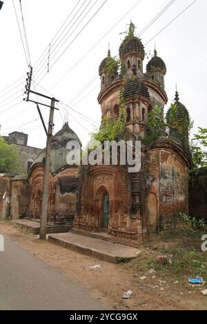 Jora Mandir. Baidyapur. Burdwan Orientale, Bengala Occidentale, India. Foto Stock