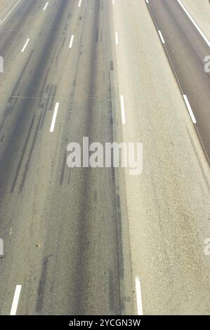 Una consistenza di asfalto. Foto Stock