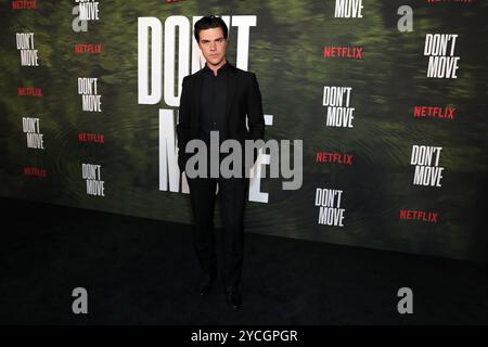 Los Angeles, California, 22 ottobre 2024. Finn Wittrock alla proiezione speciale di Netflix LA di Don't Move al Netflix Tudum Theater di Los Angeles, California, il 22 ottobre 2024. Crediti: Faye Sadou/Media Punch/Alamy Live News Foto Stock