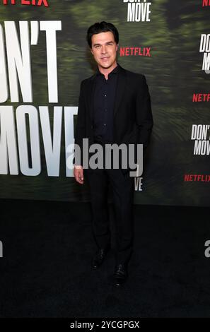 Los Angeles, California, 22 ottobre 2024. Finn Wittrock alla proiezione speciale di Netflix LA di Don't Move al Netflix Tudum Theater di Los Angeles, California, il 22 ottobre 2024. Crediti: Faye Sadou/Media Punch/Alamy Live News Foto Stock