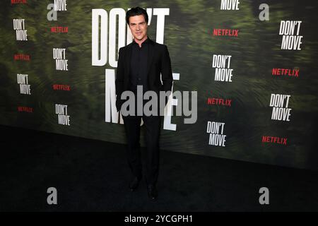 Los Angeles, California, 22 ottobre 2024. Finn Wittrock alla proiezione speciale di Netflix LA di Don't Move al Netflix Tudum Theater di Los Angeles, California, il 22 ottobre 2024. Crediti: Faye Sadou/Media Punch/Alamy Live News Foto Stock