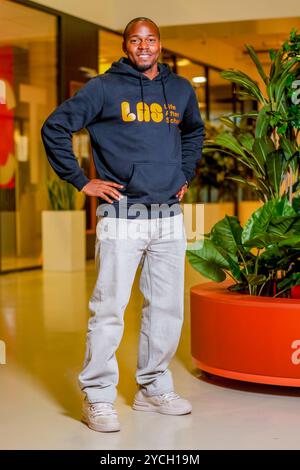 Amsterdam, Paesi Bassi. 23 ottobre 2024. AMSTERDAM, 23-10-2024, stagione 2024/2025, calcio, Ritratto di Ruben Ligeon . Crediti: Pro Shots/Alamy Live News Foto Stock