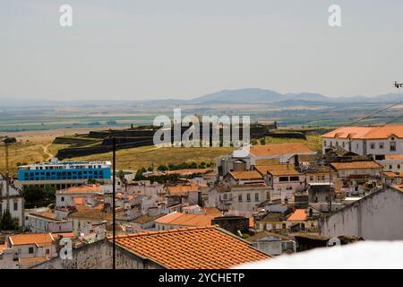 Vecchio fortless in elvas, Portogallo Foto Stock