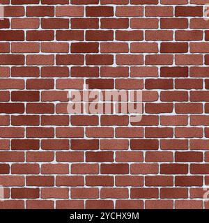 Vecchio muro vintage in mattoni rossi Foto Stock