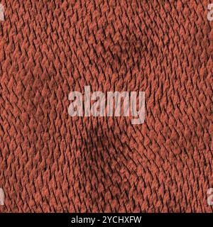 Sfondo testurizzato rosso-marrone con scala di draghi Foto Stock