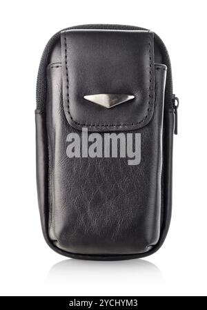 Borsa nera per telefono cellulare Foto Stock