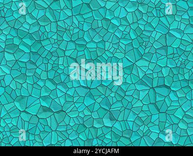 Texture di bagnato Lucido gemme turchese Foto Stock