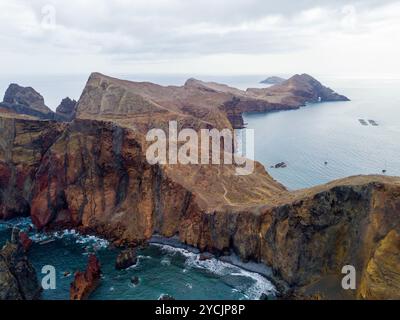 Coste escursionistiche di Madeira Foto Stock