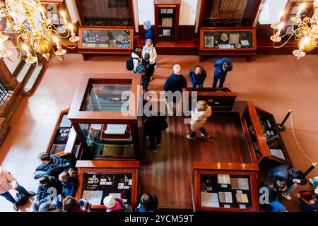 La sinagoga di chiusa è oggi la più grande sinagoga dell'ex ghetto ebraico di Praga e l'unico esempio di una sinagoga barocca primitiva nella zona Foto Stock