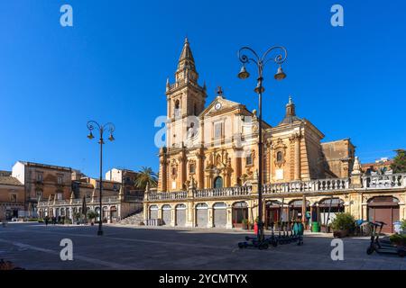 Cattedrale di San Giovanni Battista, Ragusa, Sicilia, Italia Foto Stock