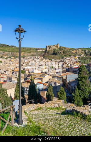 Monte Calvario, Corleone, Palermo, Sicilia, Italia Foto Stock