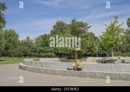 Mauergarten, Mauerpark, Prenzlauer Berg, Pankow, Berlino, Germania, Europa Foto Stock