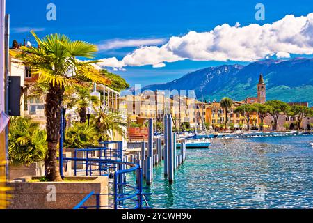 Toscolarno Maderno villaggio sul Lago di Garda visualizza Foto Stock