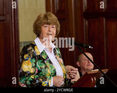 PAM Ayres all'Oldie Magazine Literary Lunch 22/10/24 Foto Stock