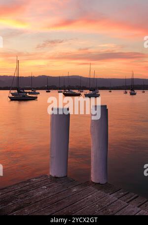 Posti barca Foto Stock