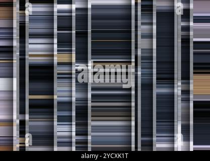 Questa immagine presenta un accattivante tema astratto con linee verticali in una varietà di tonalità neutre, creando un visu moderno ed esteticamente piacevole Foto Stock