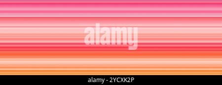 Questa immagine presenta un accattivante sfondo astratto caratterizzato da uno spettro di colori caldi con un effetto di sfocatura del movimento orizzontale, che crea un senso di m Foto Stock