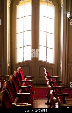 Antiche camere nella Casa degli scienziati. Casa di scienziati in Leopoli Foto Stock