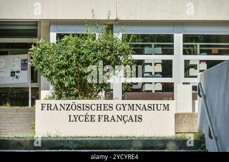 Französisches Gymnasium, Derfflingerstraße, Tiergarten, Mitte, Berlino, Deutschland *** French Grammar School, Derfflingerstrasse, Tiergarten, Mitte, Berlino, Germania Foto Stock