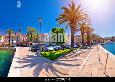 Vista panoramica sulla città adriatica di Cavtat Foto Stock