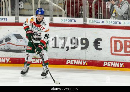 Cody Kunyk (Augsburger Panther, 20) Penny DEL: D?sseldorfer EG - Augsburger Panther; D?sseldorf, PSD Bank Dome; 24.10.2024 Foto Stock