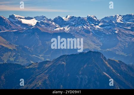 Alpi in Svizzera vicino al monte Pilatus Foto Stock