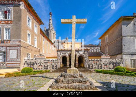 Convento de Santa Cruz do Bucaco, Luso, Mealhada, distretto di Aveiro, Centro, Portogallo Foto Stock