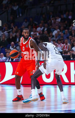 Madrid, Spagna. 24 ottobre 2024. 24 ottobre 2024; Wizink Center; Madrid, Spagna; Turkish Airlines Euroleague Basketball; Spagna, Real Madrid vs Crvena Zvezda; Euroleague Basketball Real Madrid vs Crvena Zvezda 900/Cordon Press Credit: CORDON PRESS/Alamy Live News Foto Stock