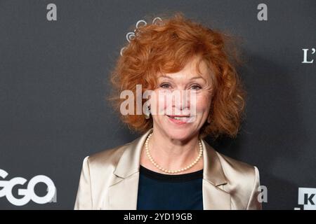 Heike TRINKER, Schauspielerin, Ritratto, Porträt, Ritratto, Angeschnittenes Einzelbild, Einzelmotiv, Roter Teppich, Red Carpet Show, Ankunft, arrivo, Film Festival Cologne Awards a Koeln, 24.10.2024. *** Heike TRINKER, attrice, ritratto, ritratto, immagine singola ritagliata, motivo singolo, red carpet, red carpet show, arrivo, arrivo, arrivo, Festival cinematografico Cologne Awards a Colonia, 24 10 2024 Foto Stock