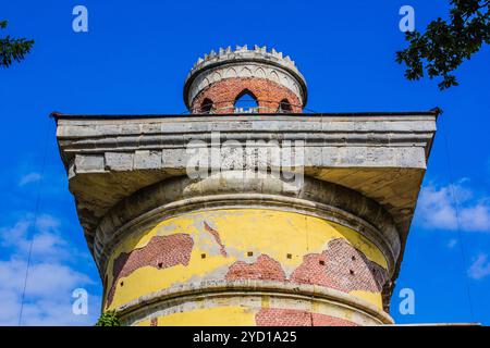 Catherine Park a Pushkin. L'architettura del parco. Russia, regione di Leningrado, San Pietroburgo, Pushkin 28 agosto 2017 Foto Stock