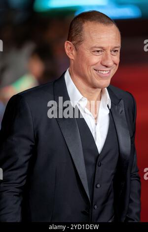 Roma, Italia - 21 ottobre 2024: Stefano Accorsi partecipa al Red carpet degli uni Awards durante il 19° Festival del Cinema di Roma all'Auditorium Parco della musica. Foto Stock