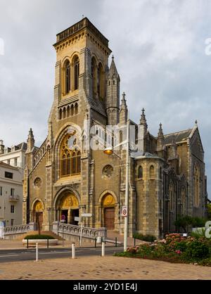 Eglise Sainte-Eugenie, Biarritz Foto Stock