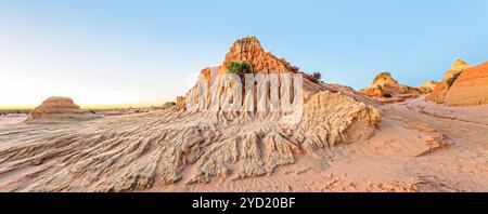 Il deserto offre un panorama panoramico Foto Stock