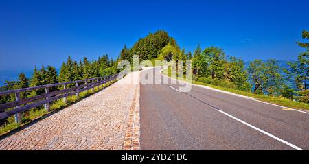 Rossfeld Panoramic Road picco sul confine con l'Austria e la Germania vista panoramica Foto Stock