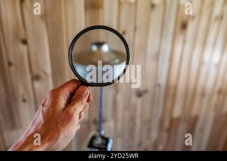 Test di qualità dell'aria e umidità in ambienti interni o IAQ. Foto Stock