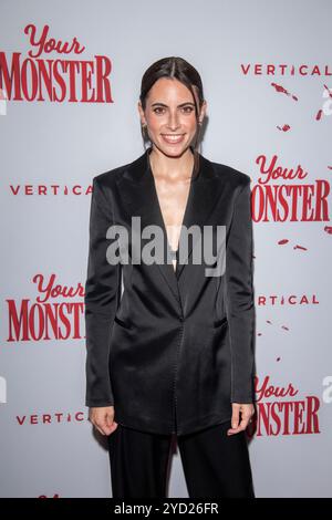 New York, Stati Uniti. 24 ottobre 2024. NEW YORK, NEW YORK - 24 OTTOBRE: Caroline Lindy partecipa alla prima di "Your Monster" a New York al Metrograph il 24 ottobre 2024 a New York. Crediti: Ron Adar/Alamy Live News Foto Stock