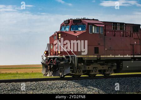 Locomotiva Canadian National Railways Foto Stock